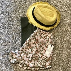 NWT Chevron multi-colored loose fitting shorts